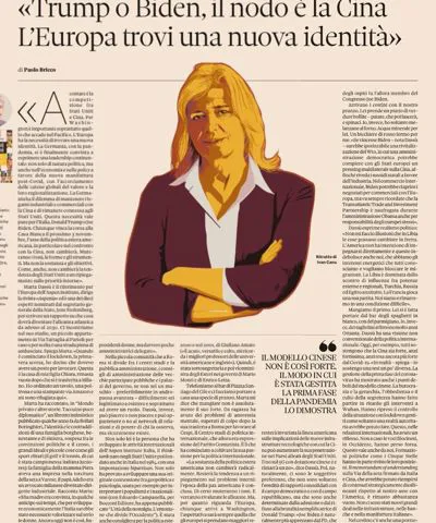 Riflessioni di Marta Dassù - Tump, Biden e la Cina 