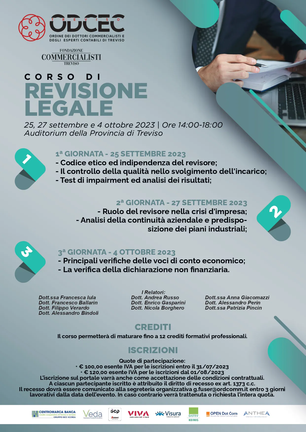 Formazione: Corso di Revisione Legale - ODCEC Treviso
